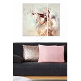Wallity MDF139307069 Multicolor Decorative MDF Painting (3 Pieces) | Eponuda.ba