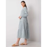 Fashion Hunters RUE PARIS Mint checkered dress | ePonuda.com