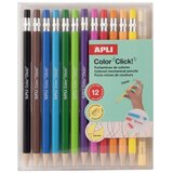  Olovke u boji Apli Color Click 12 boja blister 20546 Cijene
