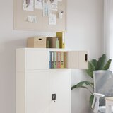 vidaXL Ormarić za spise bijeli 90 x 40 x 40 cm čelični Cijene