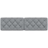 vidaXL Vzglavna stranica svetlo siva 180 cm blago | Shoptok.si