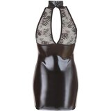 Cottelli čipkasta mini obleka s svetlečim vratom (črna) | Shoptok.si