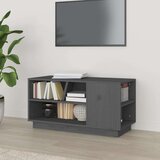 TV ormarić sivi 80 x 35 x 40 5 cm od masivne borovine Cijene