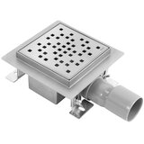 Tuš kanalica REA DOTS 120x120 Nickel Brush | shoptok.hr