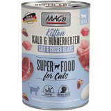 MAC's Varčno pakiranje MAC´s Cat 12 x 400 g - Kitten teletina & puranja srca | Shoptok.si