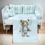 Baby Textil Textil posteljina za krevetac 8u1 Teddy Mint | Eponuda.com