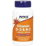 Now Foods Vitamin D3 i K2 NOW (120 kapsula) cijene