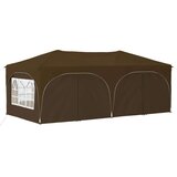  Zložljivi šotor za zabave 575 x 288 x 245 cm Taupe, (5000248783) | Shoptok.si