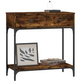  Konzolni stol boja hrasta 75 x 34,5 x 75 cm konstruirano drvo | shoptok.hr