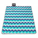  Deka za piknik 220 x 180 cm plavo,bijela I siva | shoptok.hr
