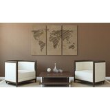  Slika - Notes from the World - triptych 120x80 | shoptok.hr