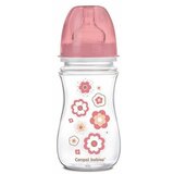 Canpol baby flašica široki vrat, antikolik - easy start - newborn baby 240 ml - pink Cene