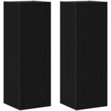  Set TV komoda Zidne 8 pcs Crni hrast 100 x 30 x 30 cm | Eponuda.ba
