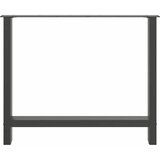  Noge za blagovaonski stol antracit boje 2 kom 90 x (72-73) cm čelik | shoptok.hr
