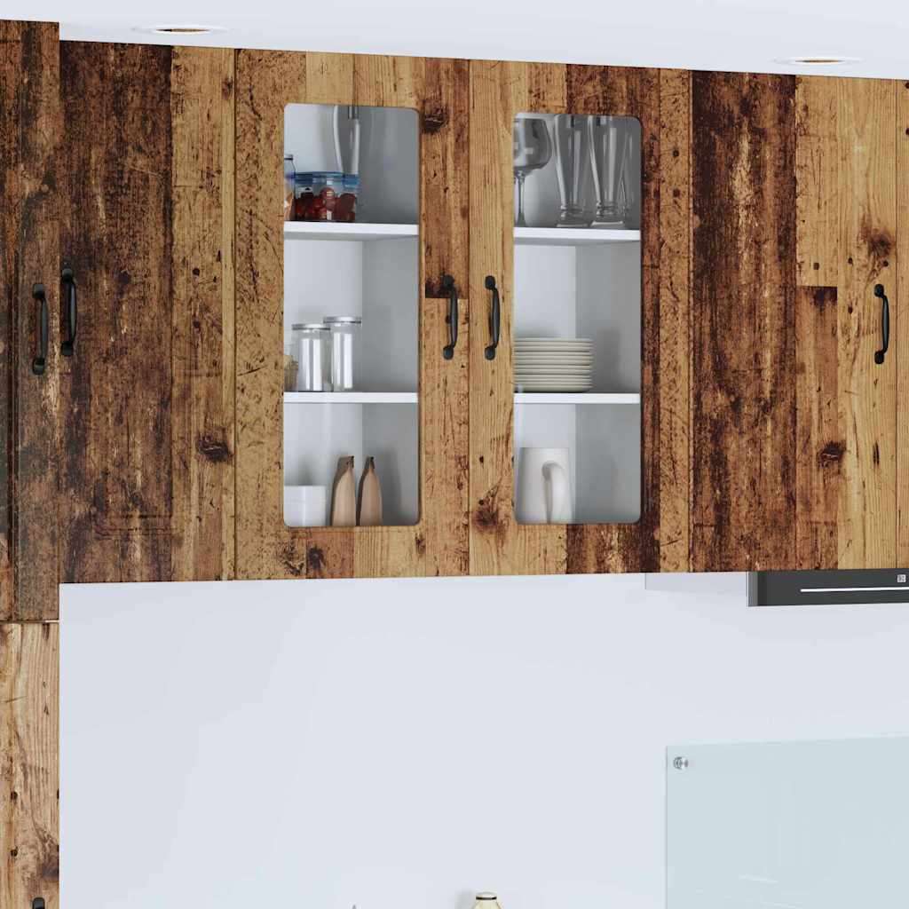  Zidni kuhinjski ormarić Zidne 2 pcs Staro drvo 40 x 31 x 80 cm | shoptok.hr