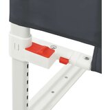 vidaXL sigurnosna ogradica za dječji krevet tamnosiva 90x25 cm tkanina | shoptok.hr