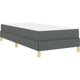 vidaXL Postelja z vzmetnico Taupe, rjava 90 x 190 cm | Shoptok.si