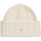 Tommy Hilfiger Kape Enamel Flag Cable Beanie Bež Cene