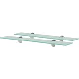  Zidne police 2 kom staklene 60 x 10 cm 8 mm | shoptok.hr