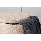 Venture Home puf s prostorom za pohranu Dunken (art. 15563-403) ⌀51 × 43 cm, bež | shoptok.hr