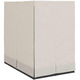  Dvostruka ležaljka Topla bijela 205 x 129 x 200 cm poliratan | shoptok.hr