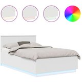  Okvir za krevet Bijelo 135 x 190 cm Konstruirano drvo - Bijelo 135 x 190 cm | shoptok.hr