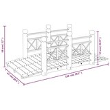  Vrtni most s ogradama 150 x 67 x 56 cm od masivnog drva smreke | Eponuda.com