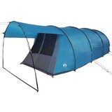  Tunelski šator s krovom Plava i siva 740 x 370 x 220 cm | shoptok.hr