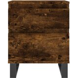  Noćni ormarić boja hrasta 40 x 35 x 50 cm od konstruiranog drva | Eponuda.com