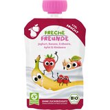 Freche Freunde Sadno-jogurtov pire v vrečki - jogurt, banana, jagoda, jabolko in malina - 100 g Cene