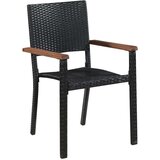  3-dijelni vrtni blagovaonski set crni | shoptok.hr
