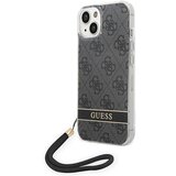 Guess GUOHCP14MH4STK IPHONE 14 PLUS 6.7 BLACK/BLACK HARDCASE 4G PRINT STRAP, (21833552) | Shoptok.si
