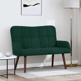 SOFA za dvije osobe Tamnozelena 115 x 61 x 87 cm Baršun Cijene