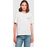 Miss Tee Majica 'Good Vibes' eozin / bela | Shoptok.si