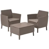 set Salemo Keter, cappuccino