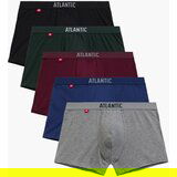 Atlantic Men's Boxer Shorts 5Pack - Multicolored | Shoptok.si