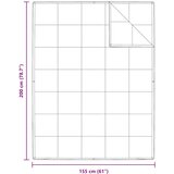  2-u-1 Punionica Bijelo 155 x 200 cm Perje | shoptok.hr