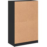  Visoka komoda s vratima crna 68x37x109 cm konstruirano drvo | shoptok.hr
