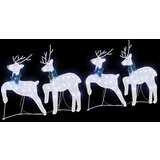  LED irvasi 4 pcs Bijelo 45 x 19 x 65 cm tkanina | shoptok.hr