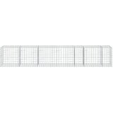  Gabion s žicom debljine 5 mm i mrežom 10x10 cm 550x100x100 cm | shoptok.hr