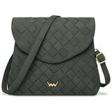 Vuch Crossbody torba Byrsa Intrecciato Green, 20 x 24 cm | shoptok.hr