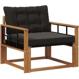  Set vanjskih sofa Čvrsto drvo akacije i Textilene Prirodna | shoptok.hr