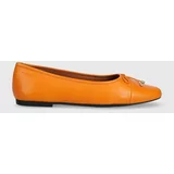 Vagabond Shoemakers Usnjene balerinke JOLIN oranžna barva, 5508.101.44