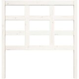  Uzglavlje za krevet bijelo 95 5x4x100 cm od masivne borovine | shoptok.hr