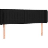  Posteljno vzglavje črno 147x16x78/88 cm blago, (20932544) | Shoptok.si