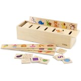 Viga drvena edukativna sorter igra životinje voće povrće Montessori | shoptok.hr