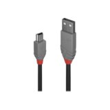 Lindy 36723 USB kabel 2 m USB 2.0 USB A Mini-USB B Crno, Sivo Cijene
