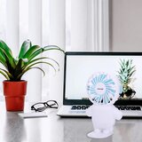Punjivi džepni ventilator 4,5W/5V 300 mAh bela/plava | Eponuda.com