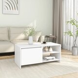  Stolić za kavu bijeli 102 x 50 x 45 cm od konstruiranog drva | shoptok.hr