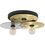 Eglo 44027 - stropna svetiljka lintmill 3xE27/40W/230V zlatna/crna | Eponuda.com
